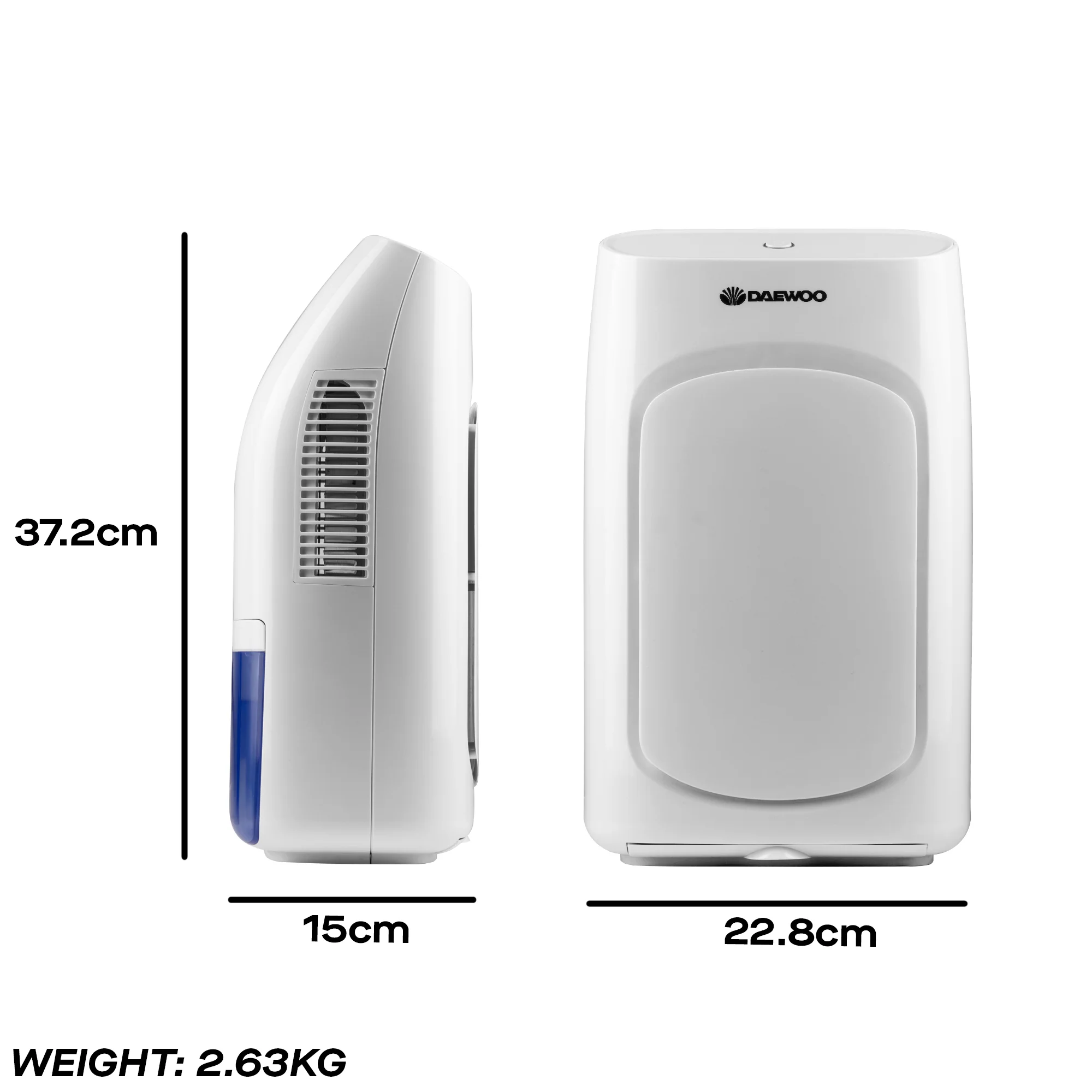 Daewoo Compact Dehumidifier | 2L - Image 6