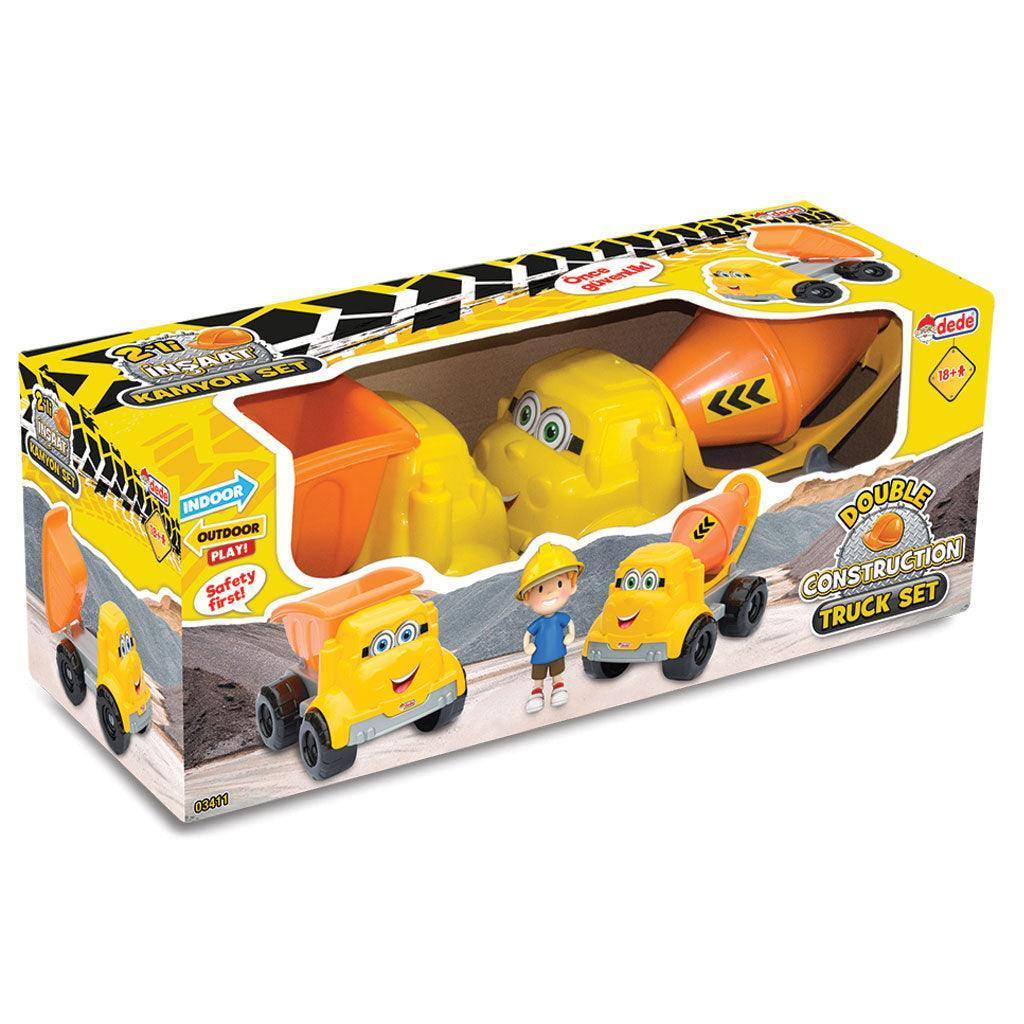 Dede Construction Truck Set | 2pcs