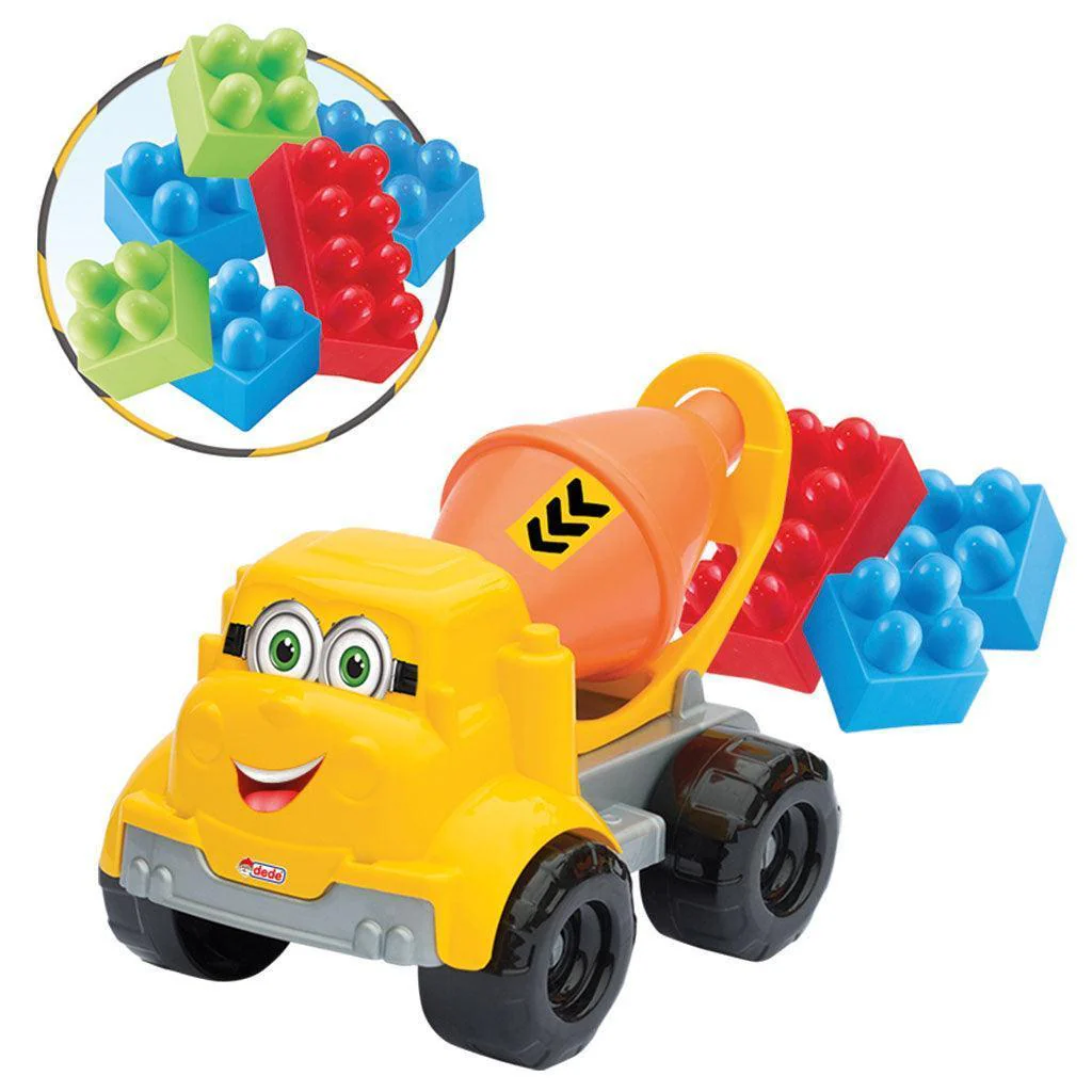 Dede My First Cement Truck With 20 Blocks - Image 3
