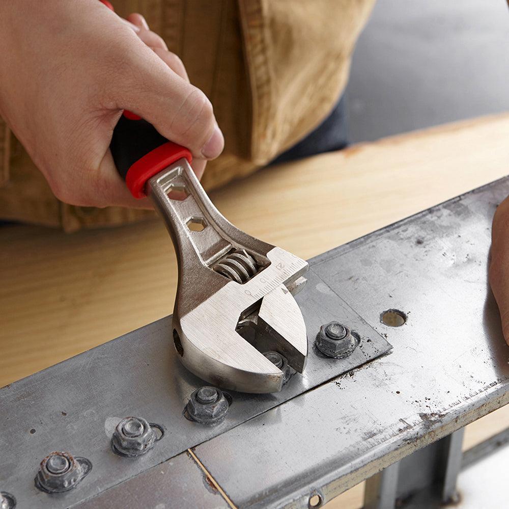 Dekton 10in Sure Grip Adjustable Spanner | 1 1/4in Jaw Capacity - Image 4