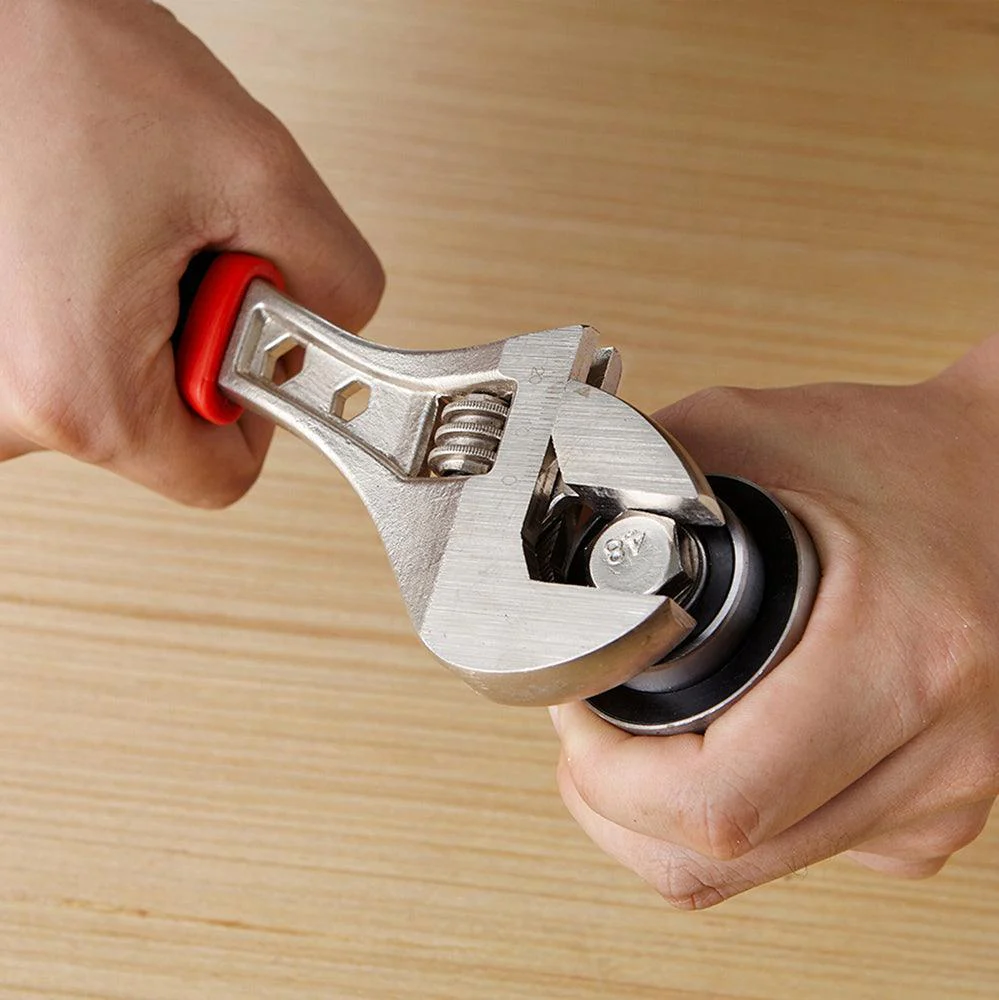 Dekton 10in Sure Grip Adjustable Spanner | 1 1/4in Jaw Capacity - Image 5