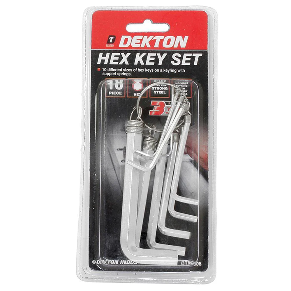 Dekton Hex Key Set | 10 Sizes | 10 Piece Set - Image 2
