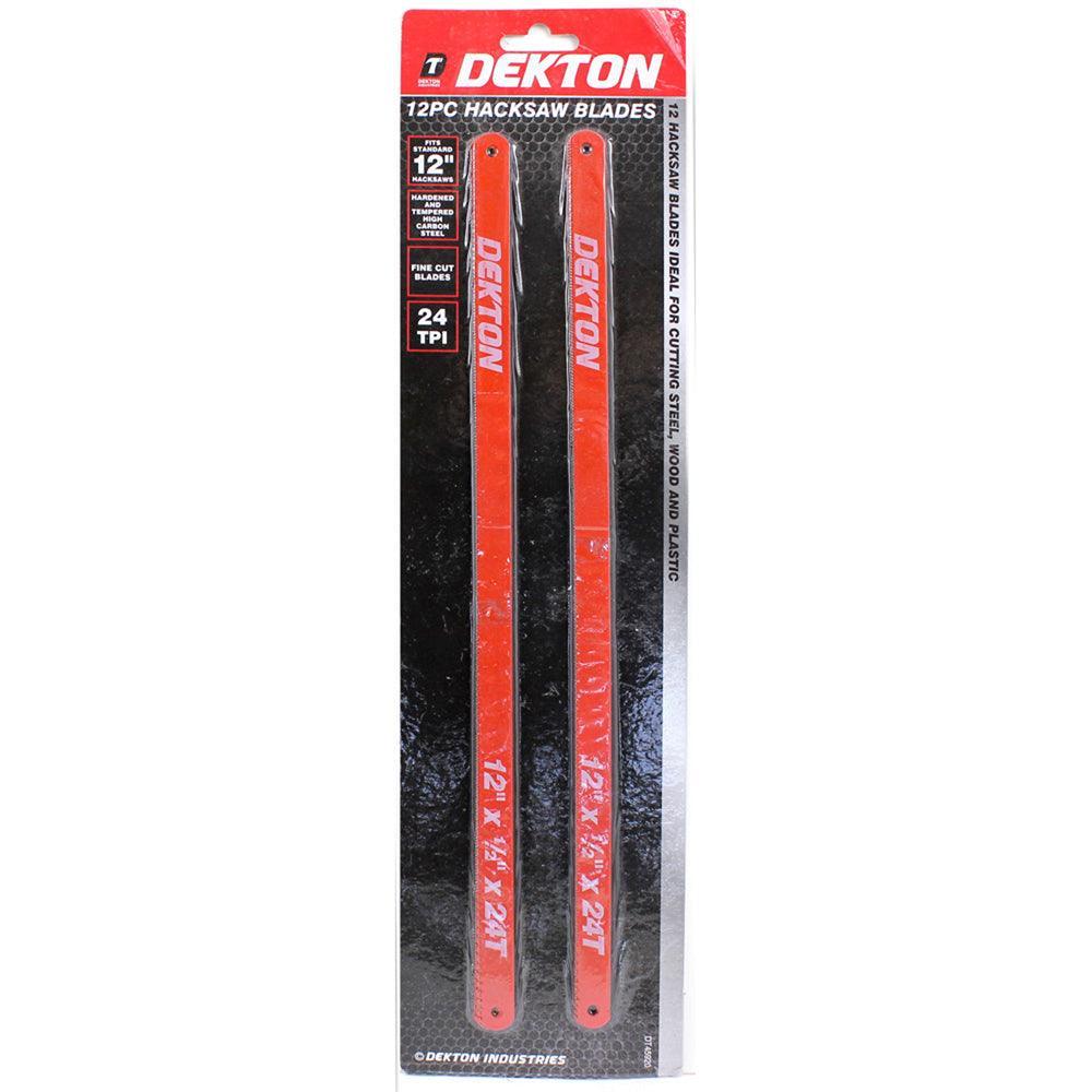 Dekton Hacksaw Blades | Pack of 12 | Ideal for DIY Jobs - Image 2