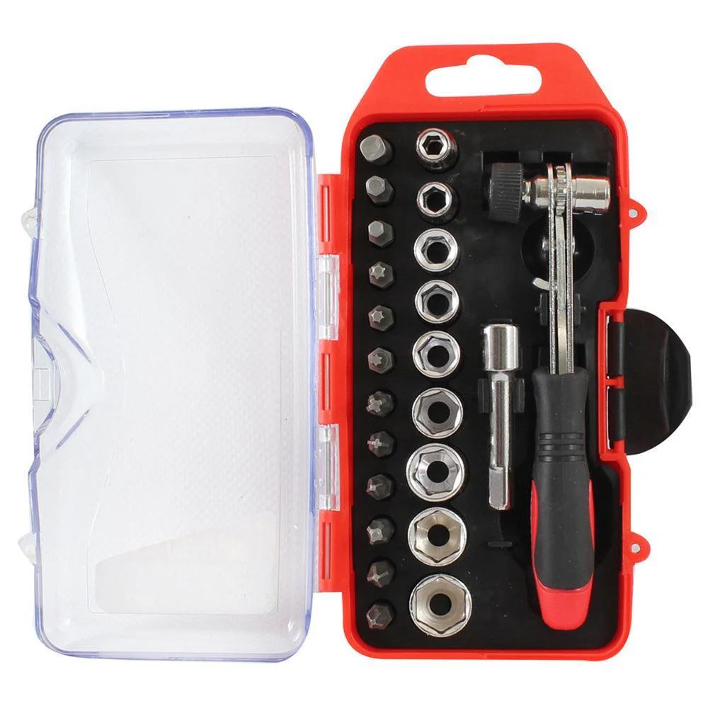 Dekton Ratchet Wrench | Bit & Socket Set | 22 Piece Set