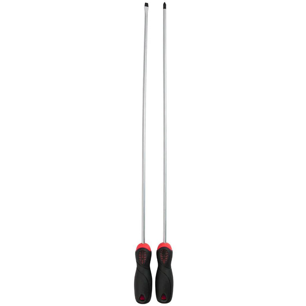 Dekton Screwdriver Set 450 mm | Pack of 2 | Magnetic Tip