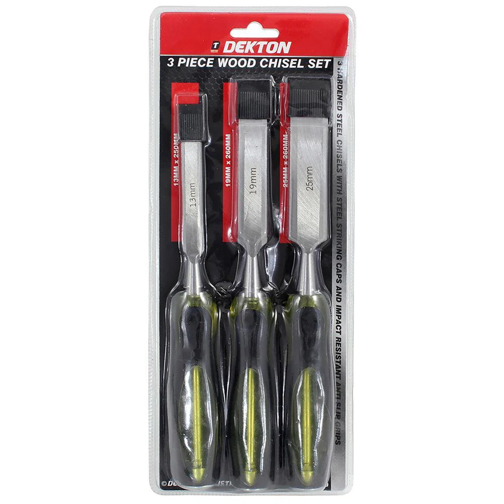 Dekton Wood Chisel Set |3 Piece Set - Image 2