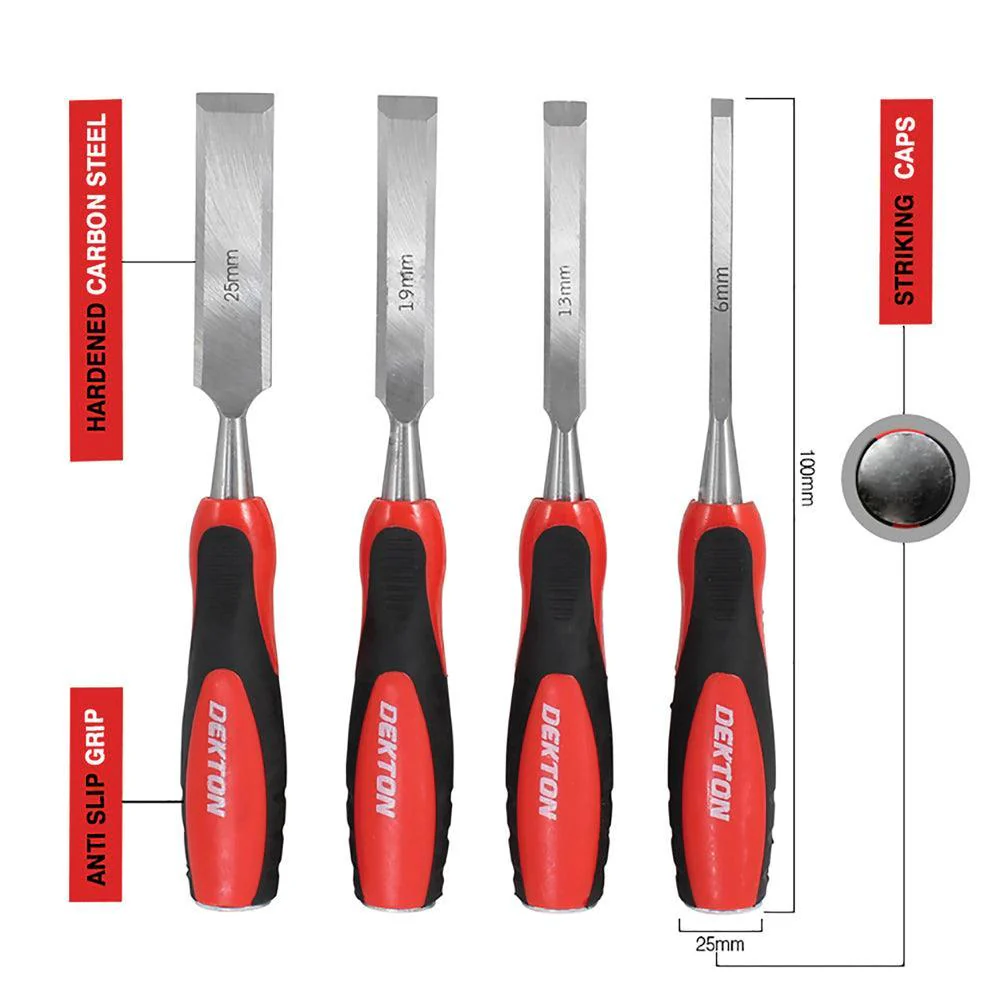 Dekton Chisel Set |4 Piece Set - Image 3
