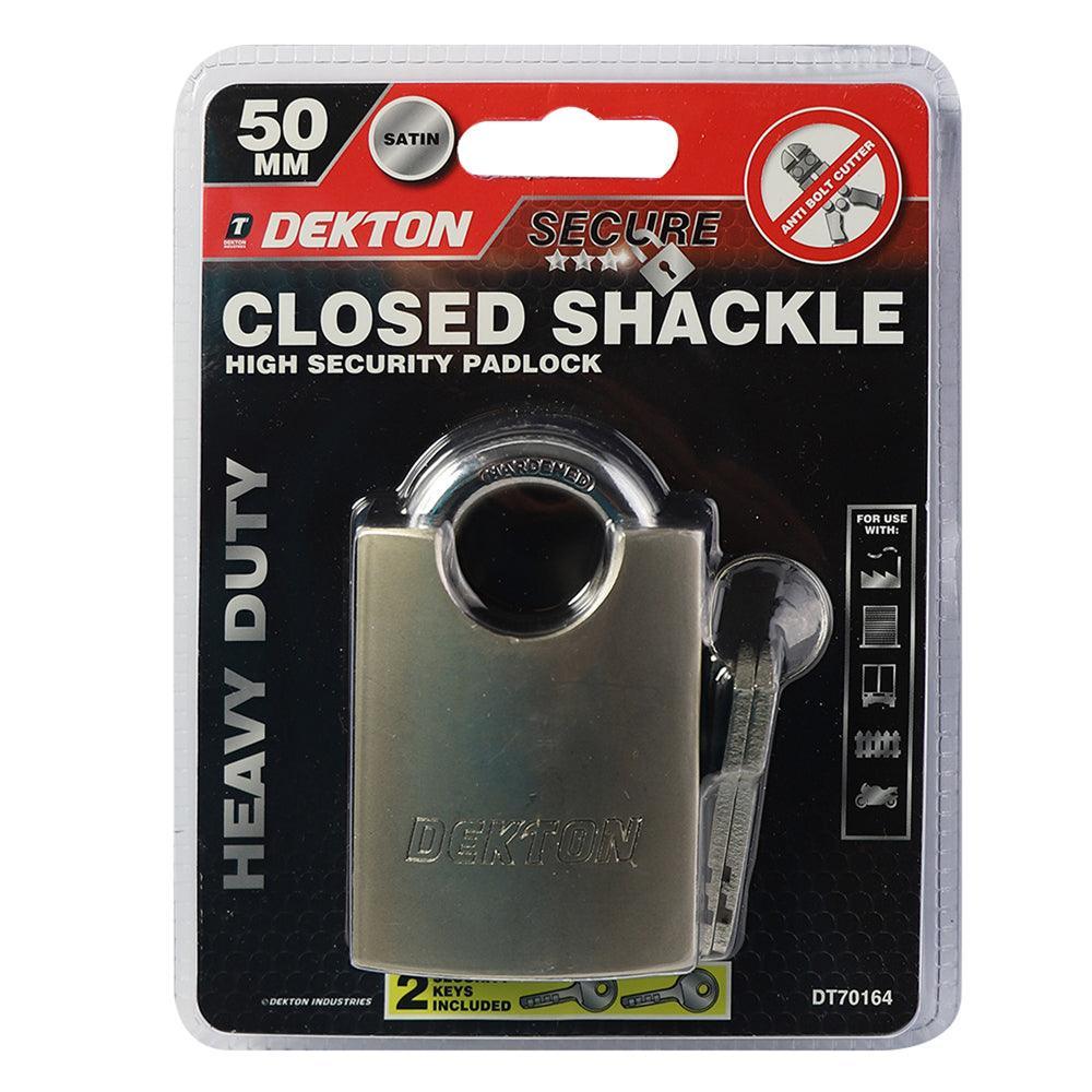 Dekton 50 mm Closed Shackle Padlock - Image 2