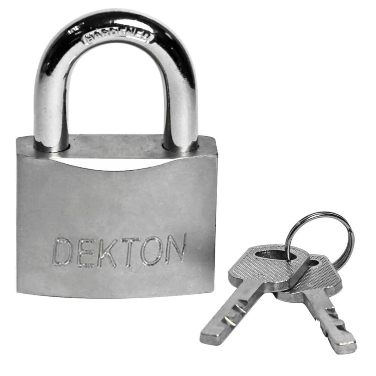 Dekton | 50mm Satin Padlock With 3 Security Keys DT70184 - Image 2