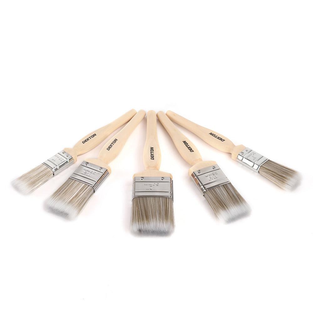Dekton 5pc Pro Paintbrush Set | Varied Widths 50mm, 38mm, 25mm - Image 5