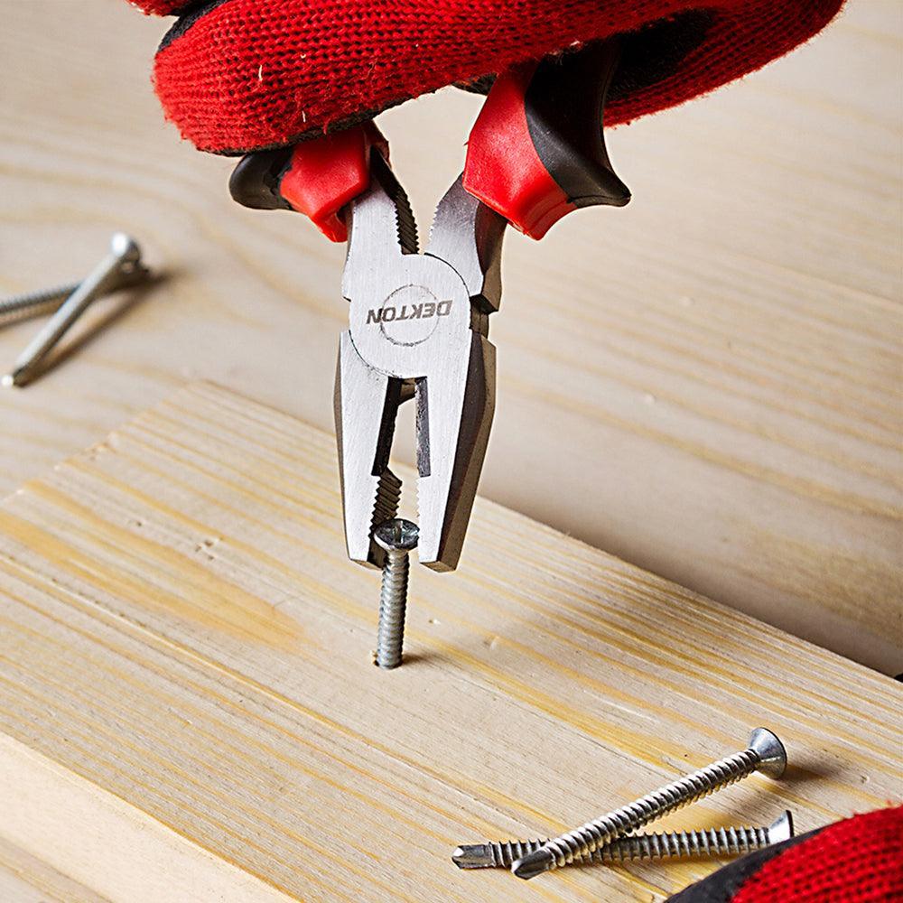 Dekton 6in Combination Pliers | Heat Treated | Anti-Slip - Image 3