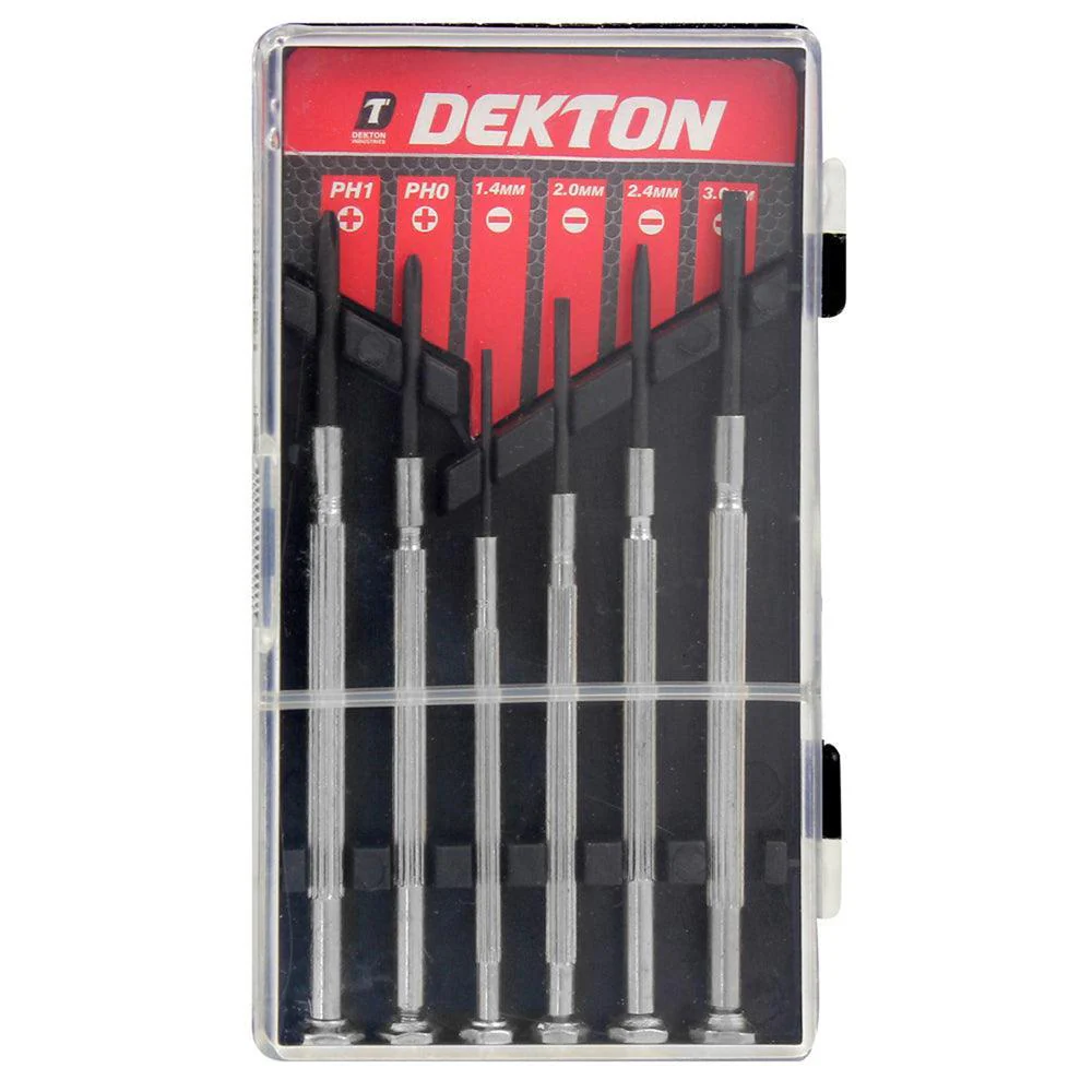 Dekton 6 Piece Precision Screwdriver Set | 6 Piece Set - Image 3