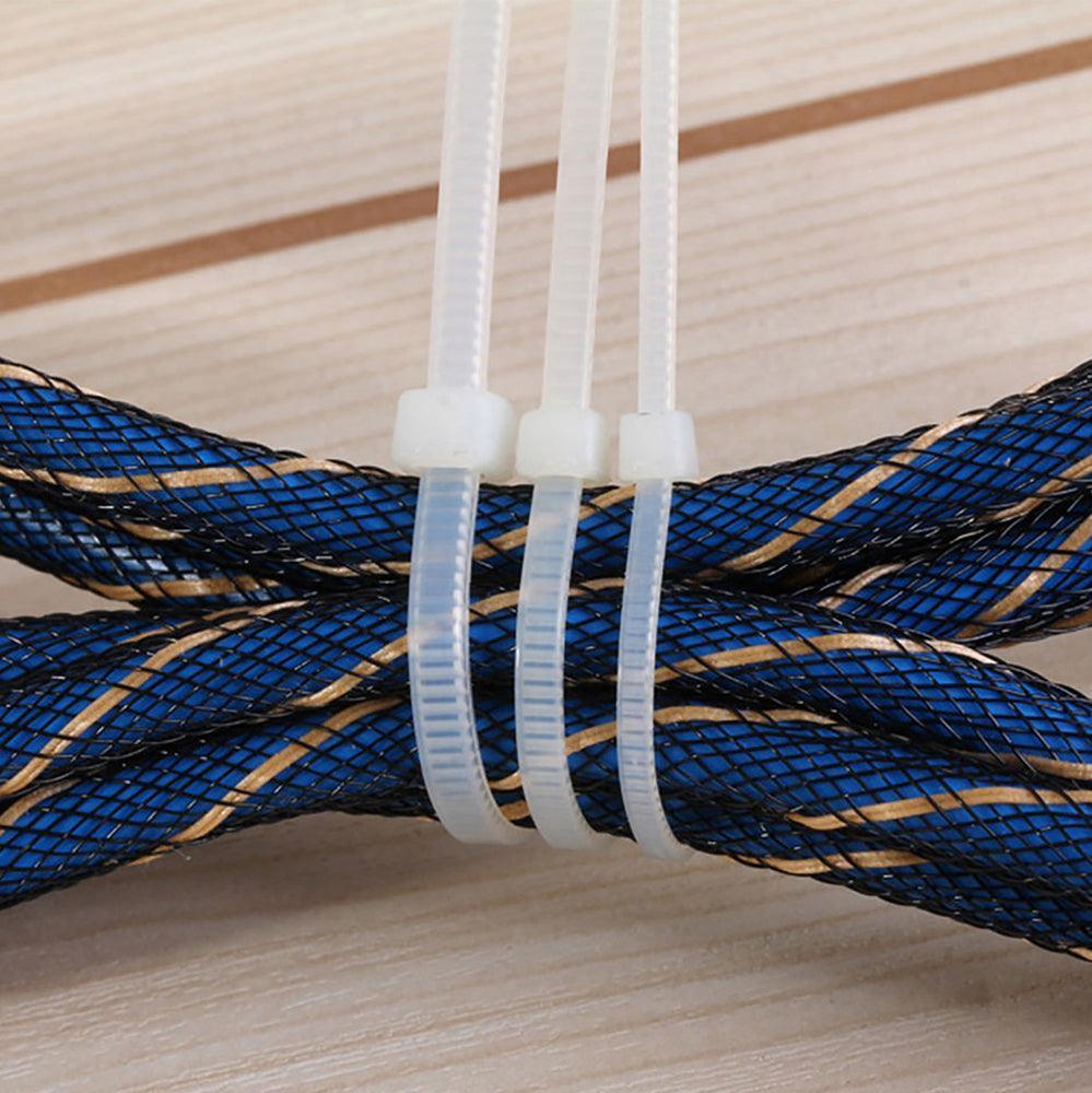 Dekton 4.8 mm x 200 mm White Cable Ties | Pack of 60 - Image 3