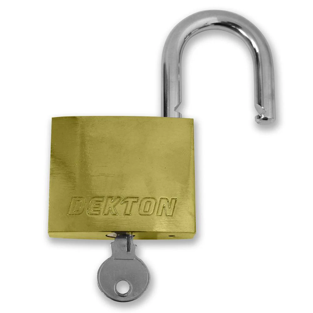 Dekton 60mm Titanium Plated Iron Padlock - Image 5
