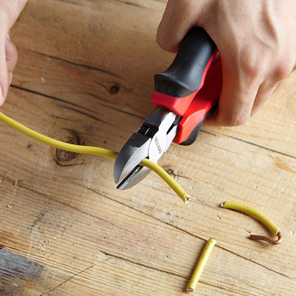 Dekton 8in Diagonal Pliers | Slip Guard | Heat Treated Steel - Image 4