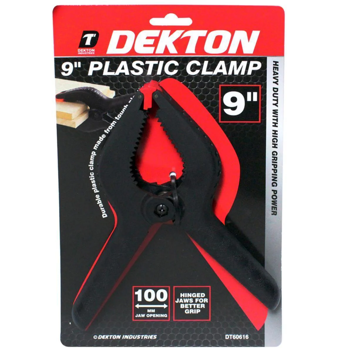 Dekton | 9" Plastic Clamp DT60616
