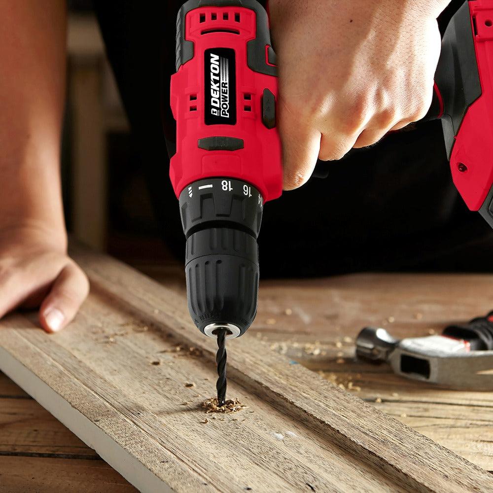 Dekton Cordless Drill Set | 20V 16 Piece - Image 3