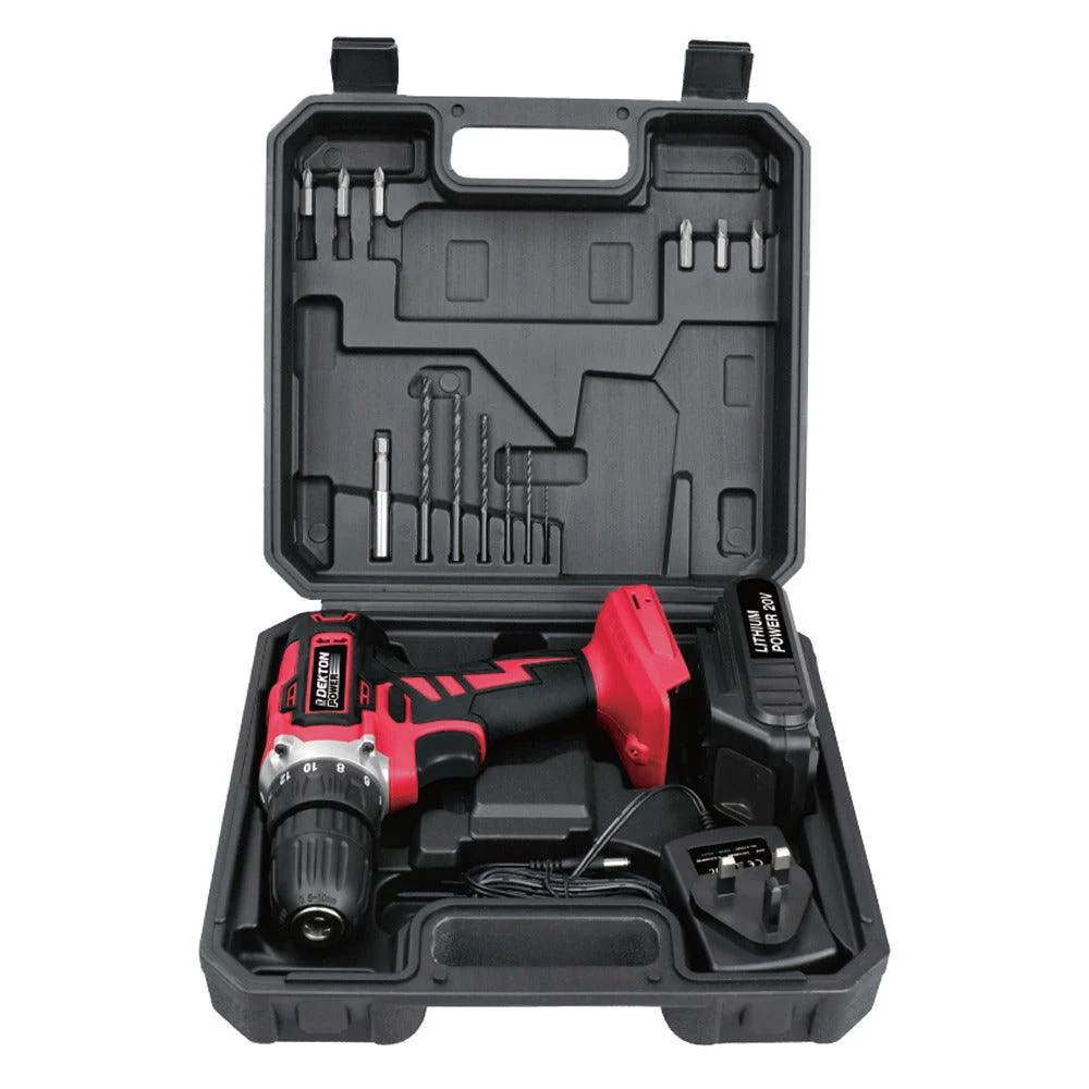 Dekton Cordless Drill Set | 20V 16 Piece - Image 4