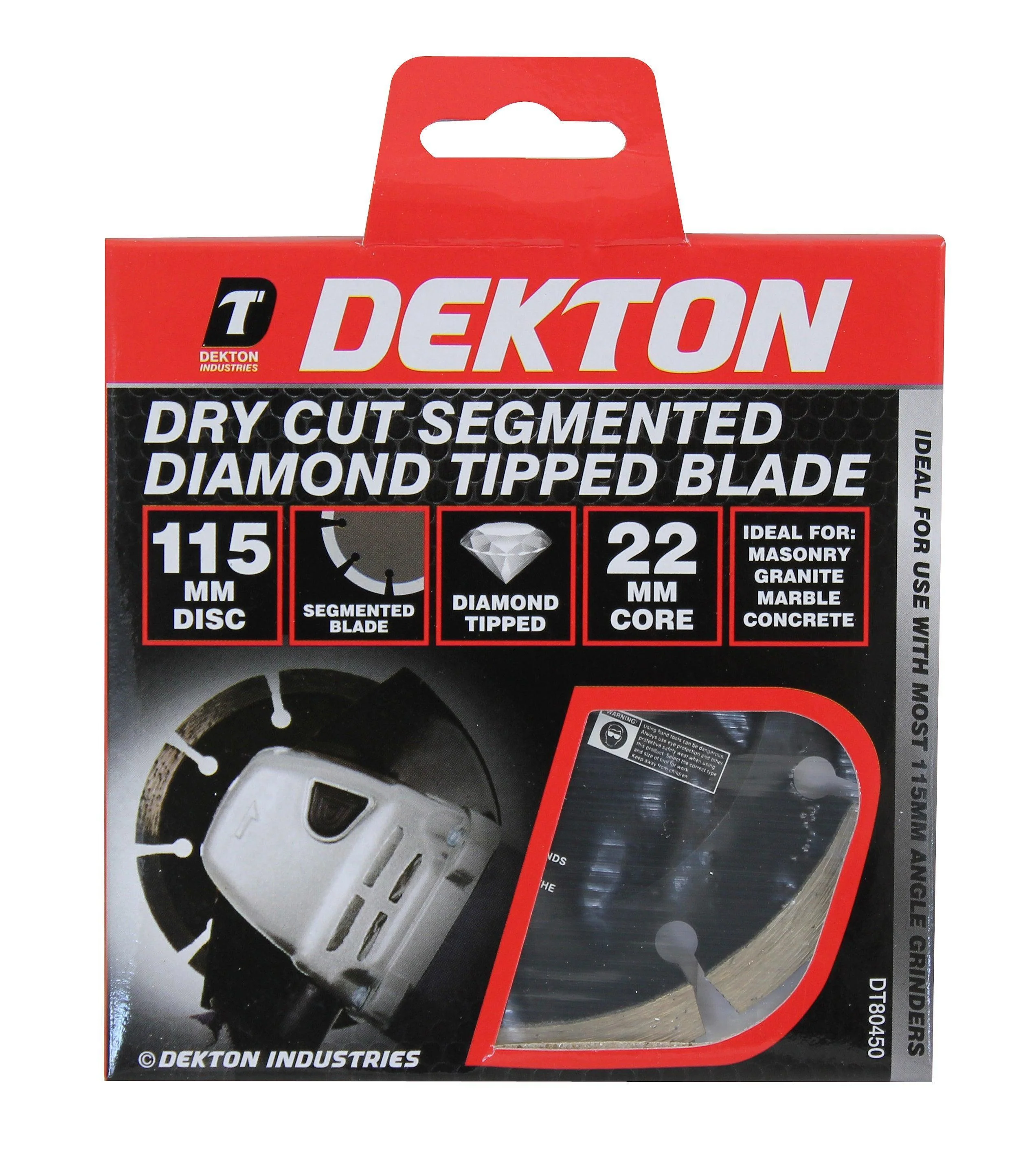 Dekton | Dry Cut Segmented Diamond Tipped Blade 115mm DT80450