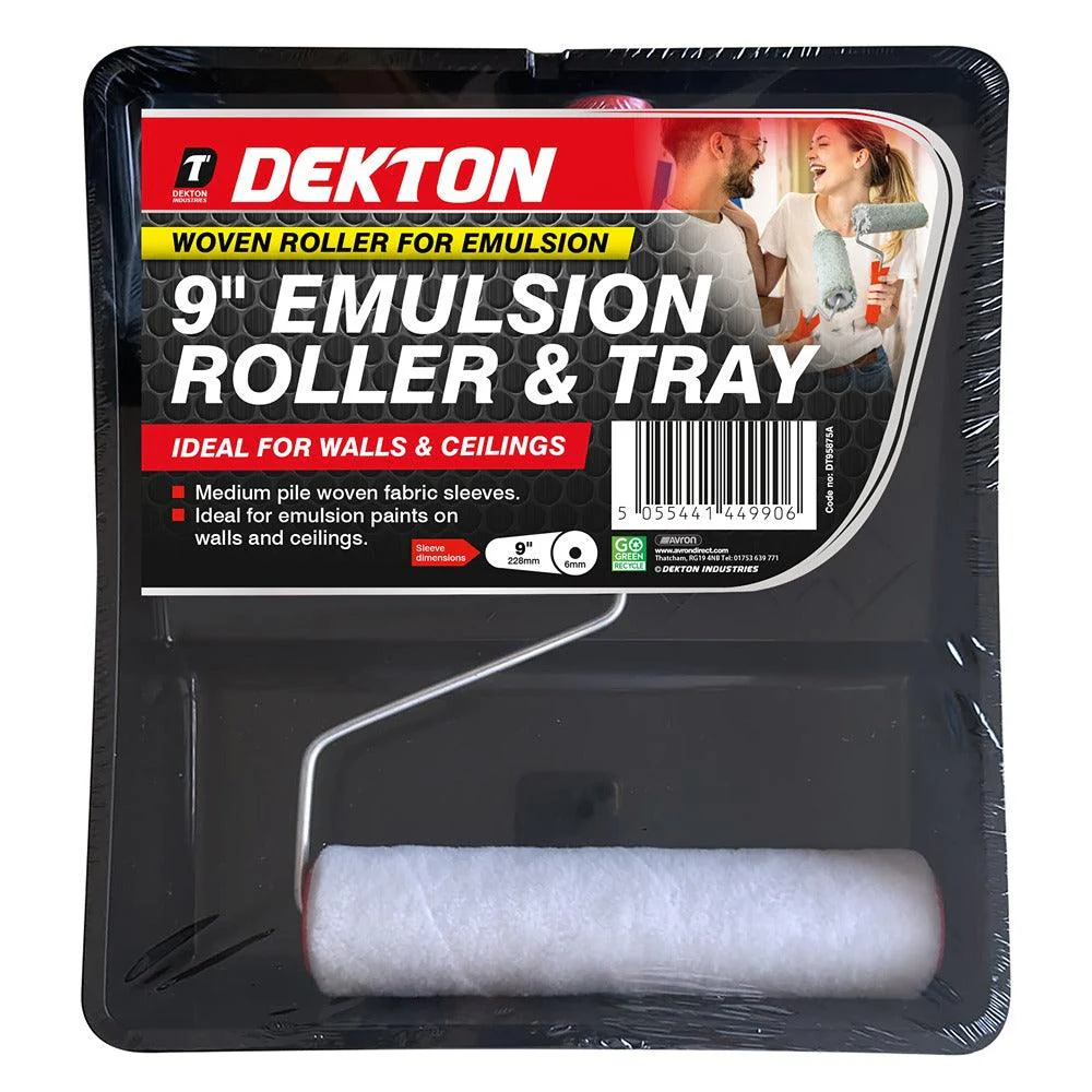 Dekton Emulsion Roller Set | 9 Inch | 4 Piece - Image 2