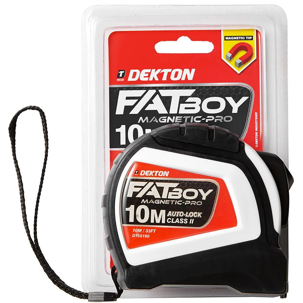 Dekton Fatboy Magnet Tape Measure | 10 m x 25 mm - Image 2