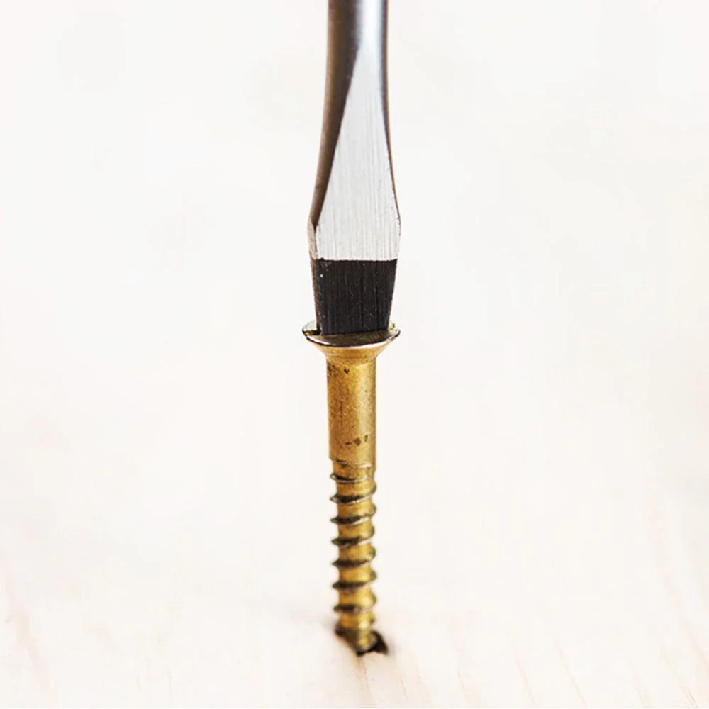 Dekton Flat Screwdriver 38 mm | Strong CR-V Steel | Magnetic Tip | Rubber Sure Grip Handle - Image 3