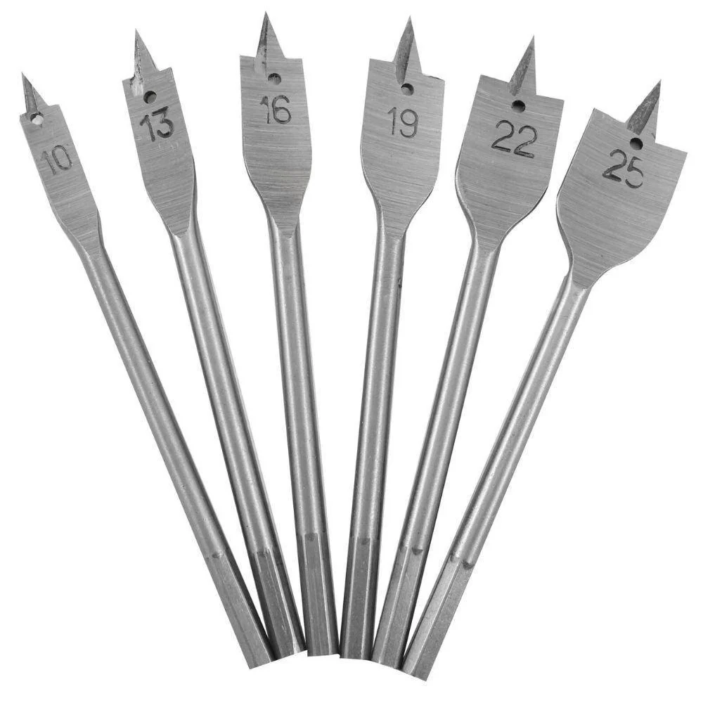Dekton Flat Wood Drill Bit Set | 6 Piece - Image 2