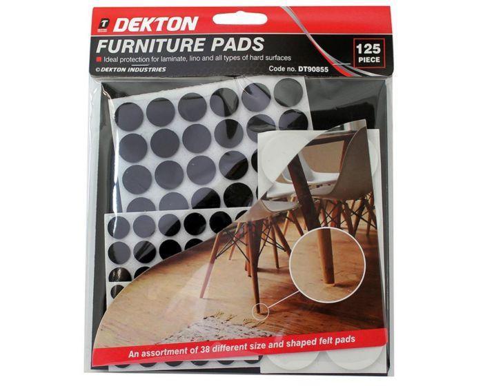 Dekton | Furniture Pads 125 Piece Assortment DT90855 - Image 2