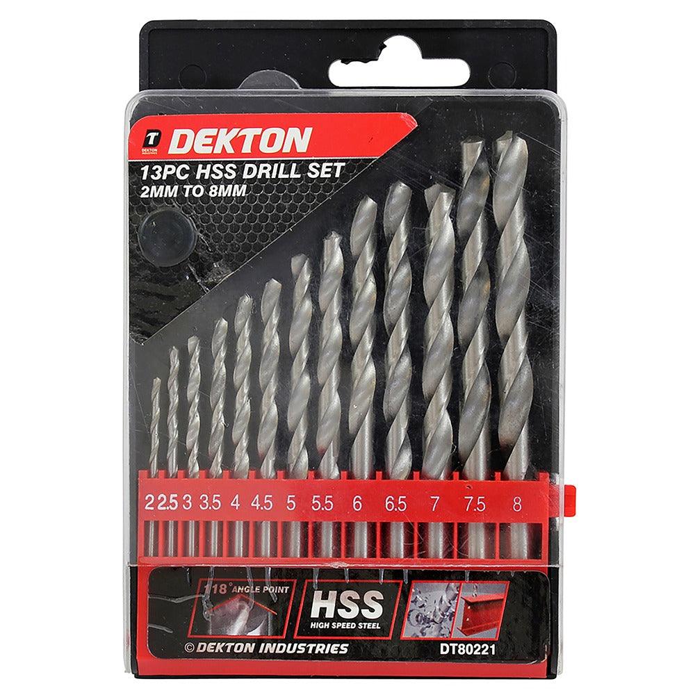 Dekton High-Speed Steel Drill Set | 13pc 2-8mm - Image 2