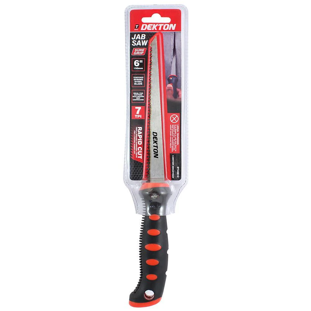 Dekton Jab Saw | Extra-Sharp | Pointed End | Soft Grip Handle - Image 2