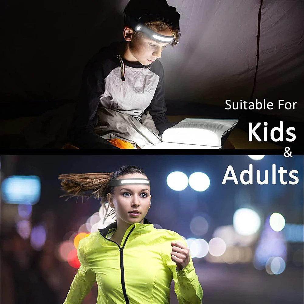 Dekton LED Rechargeable Head Torch | Water-Resistant, Adjustable Headband - Image 7