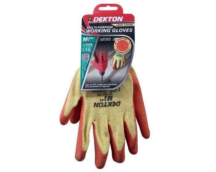 Dekton Multi-Purpose Latex Coated Gloves | Size 8 Medium