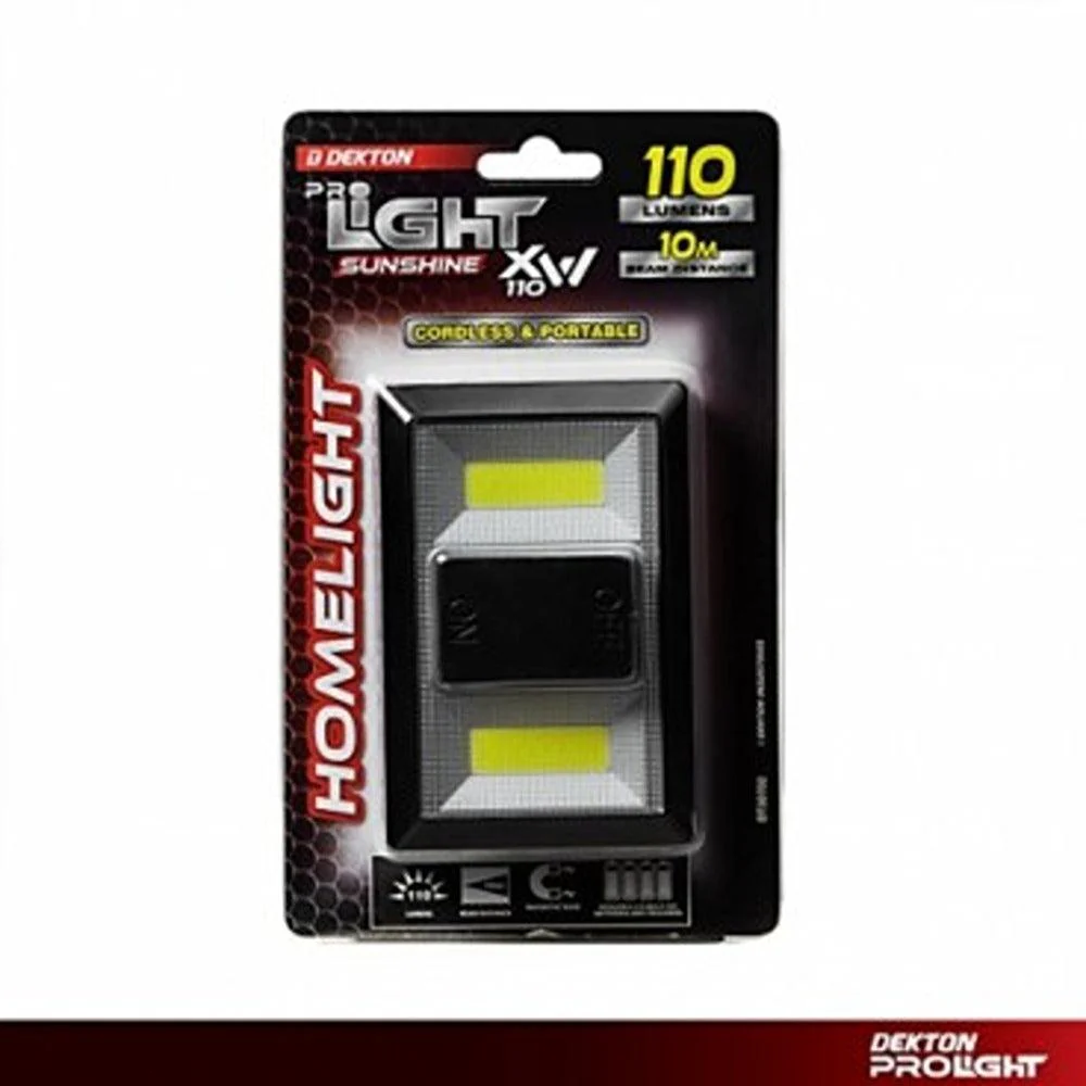 Dekton Pro Light XW110 Sunshine Homelight | 110 Lumens, Portable and Cordless