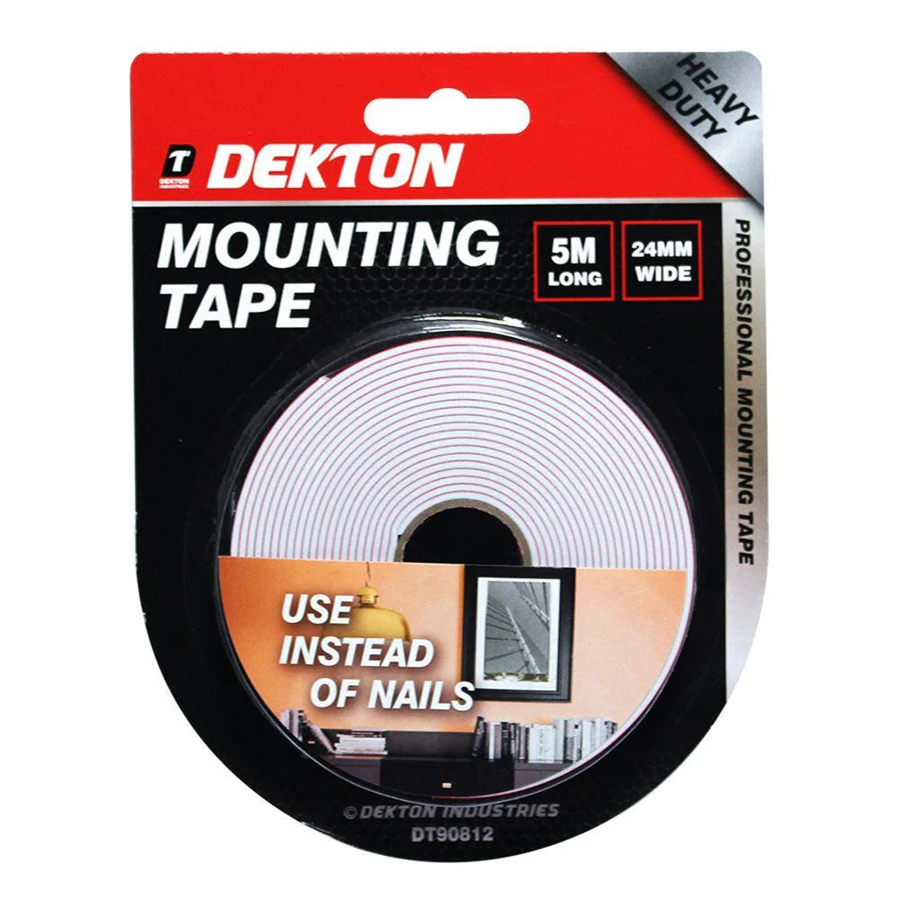 Dekton Red Release Line Mounting Tape | 24 mm x 5 m - Image 2
