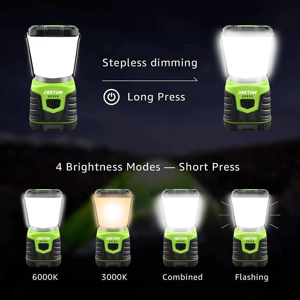 Dekton Robust Rechargeable Camping Lantern | Impact-Resistant Plastic - Image 6