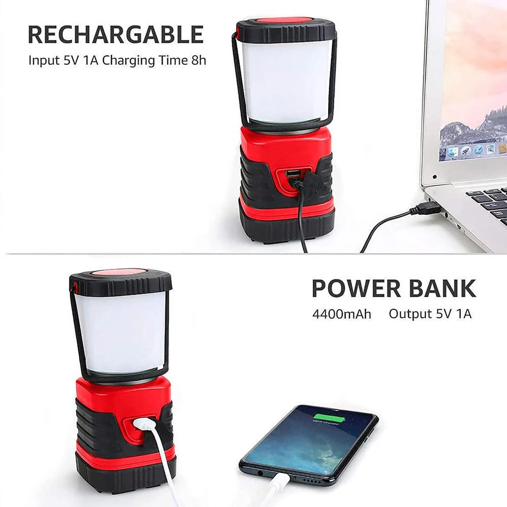 Dekton Robust Rechargeable Camping Lantern | Impact-Resistant Plastic - Image 8