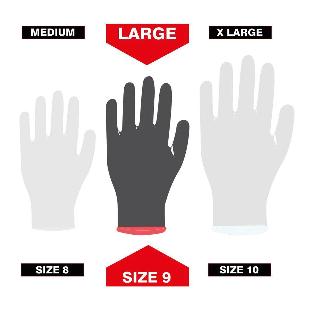 Dekton Heavy Duty Professional Grade Latex Coated Working Gloves | Size 9/L - Image 5