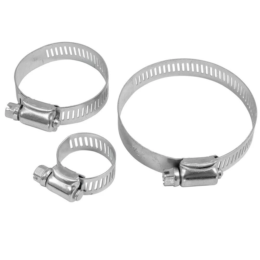 Dekton Stainless Steel Hose Clamp Set | Assorted 15 Pack