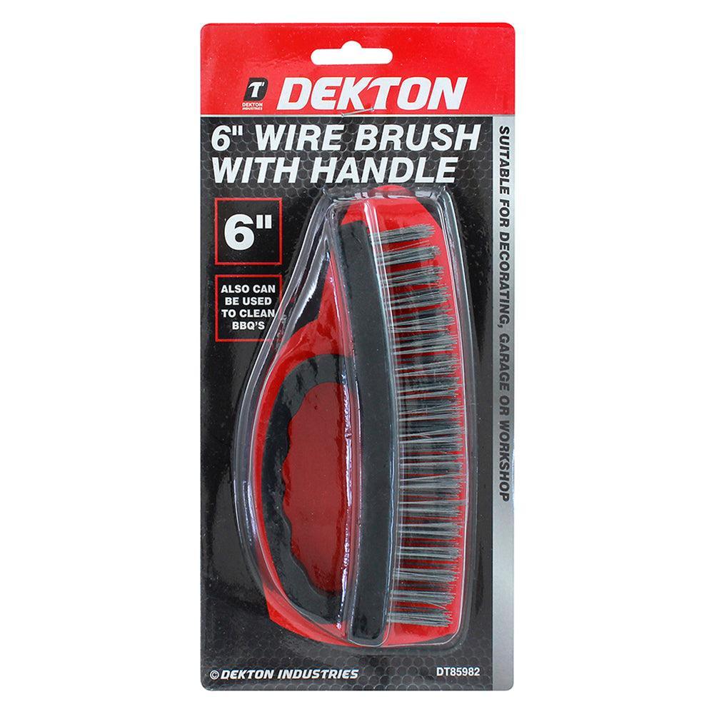 Dekton Wire Brush With Grip Handle - Image 2