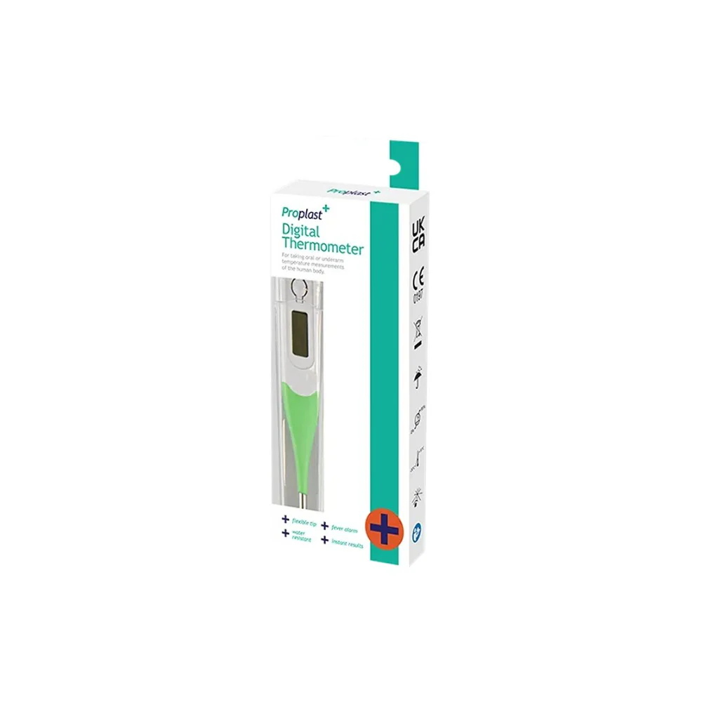 Digital Flexible Tip Body Thermometer | Fast Read, Fever Alarm, Waterproof