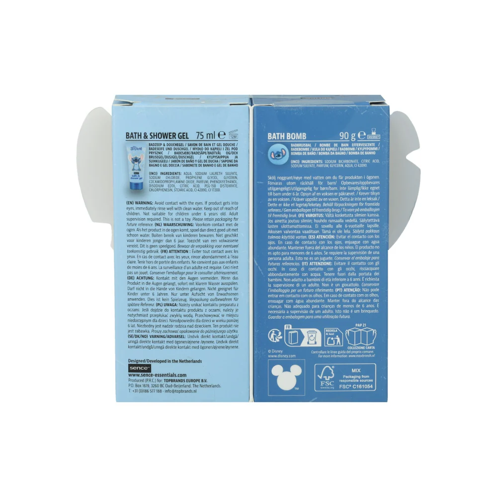 Disney Stitch Waves for Days Body Care Gift Set | Two Pieces - Image 3