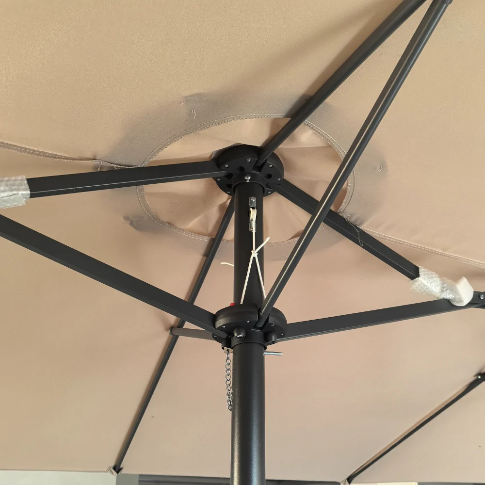 Double Parasol Tuscan Beige | 2.7 x 4.6m - Image 2
