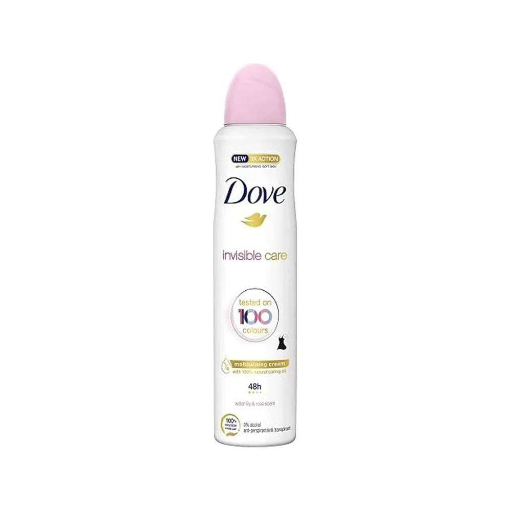 Dove Invisible Care Antiperspirant Deodorant Spray | 250ml, Alcohol-Free