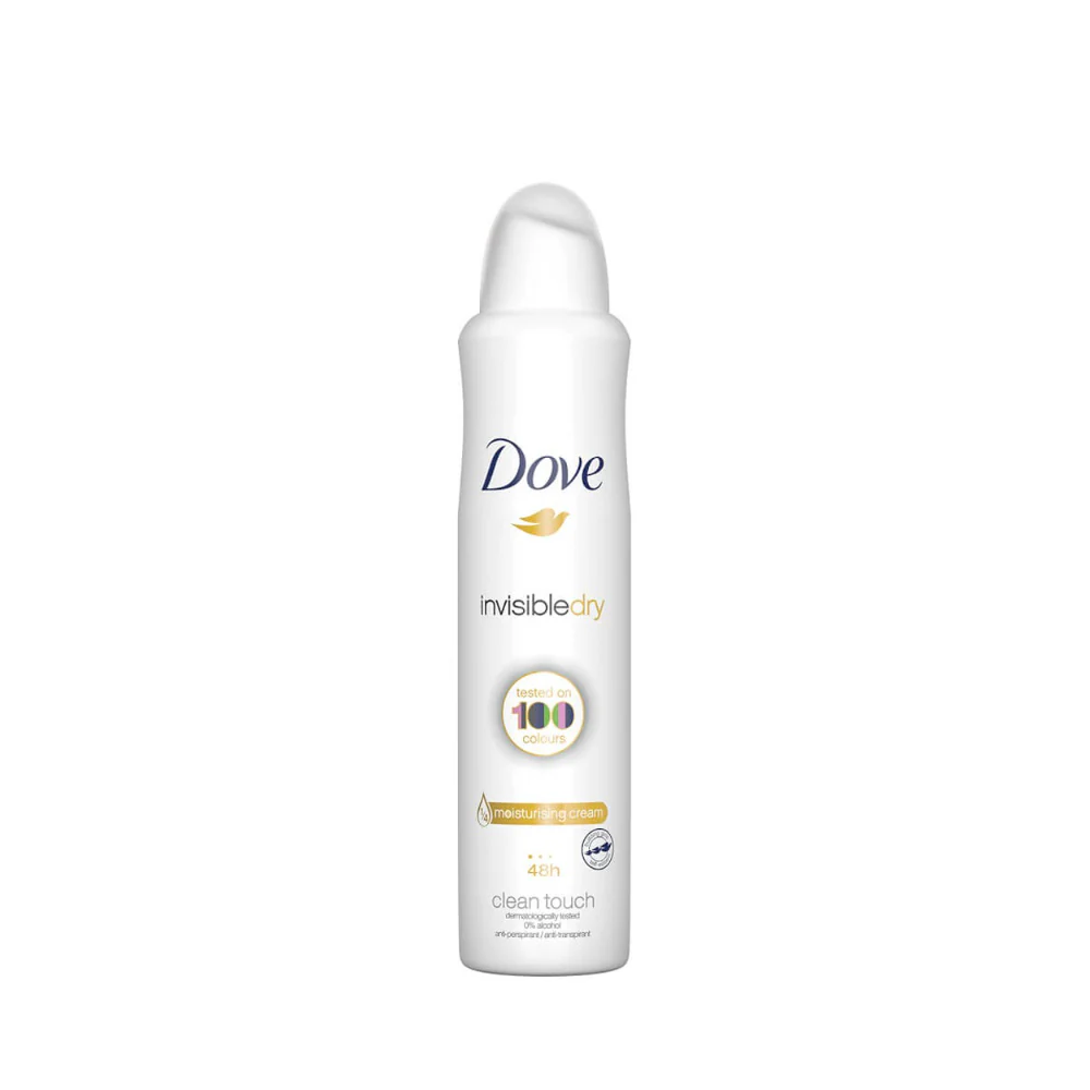 Dove Invisible Dry Anti-Perspirant Deodorant Spray | 250ml, 48-Hour Protection