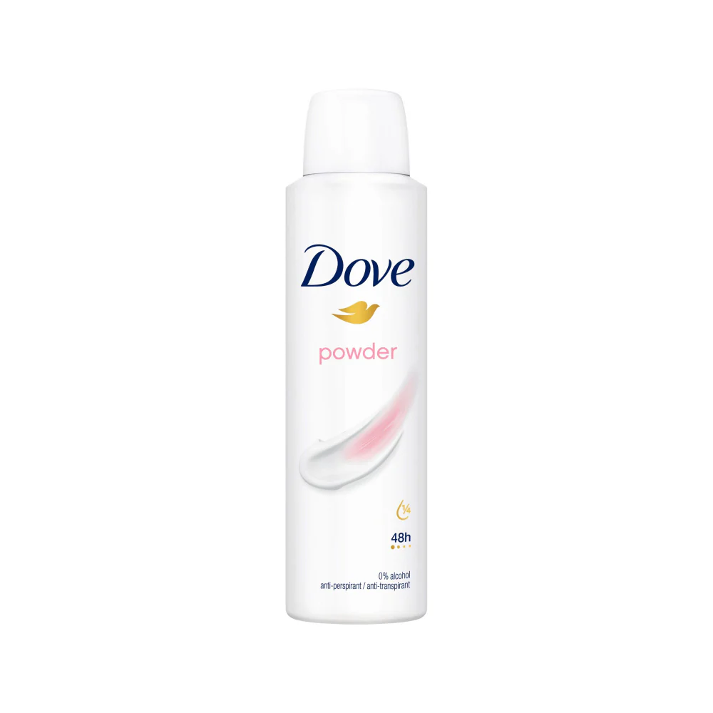 Dove Powder Anti-Perspirant Deodorant for Women Aerosol | 48-hour protection