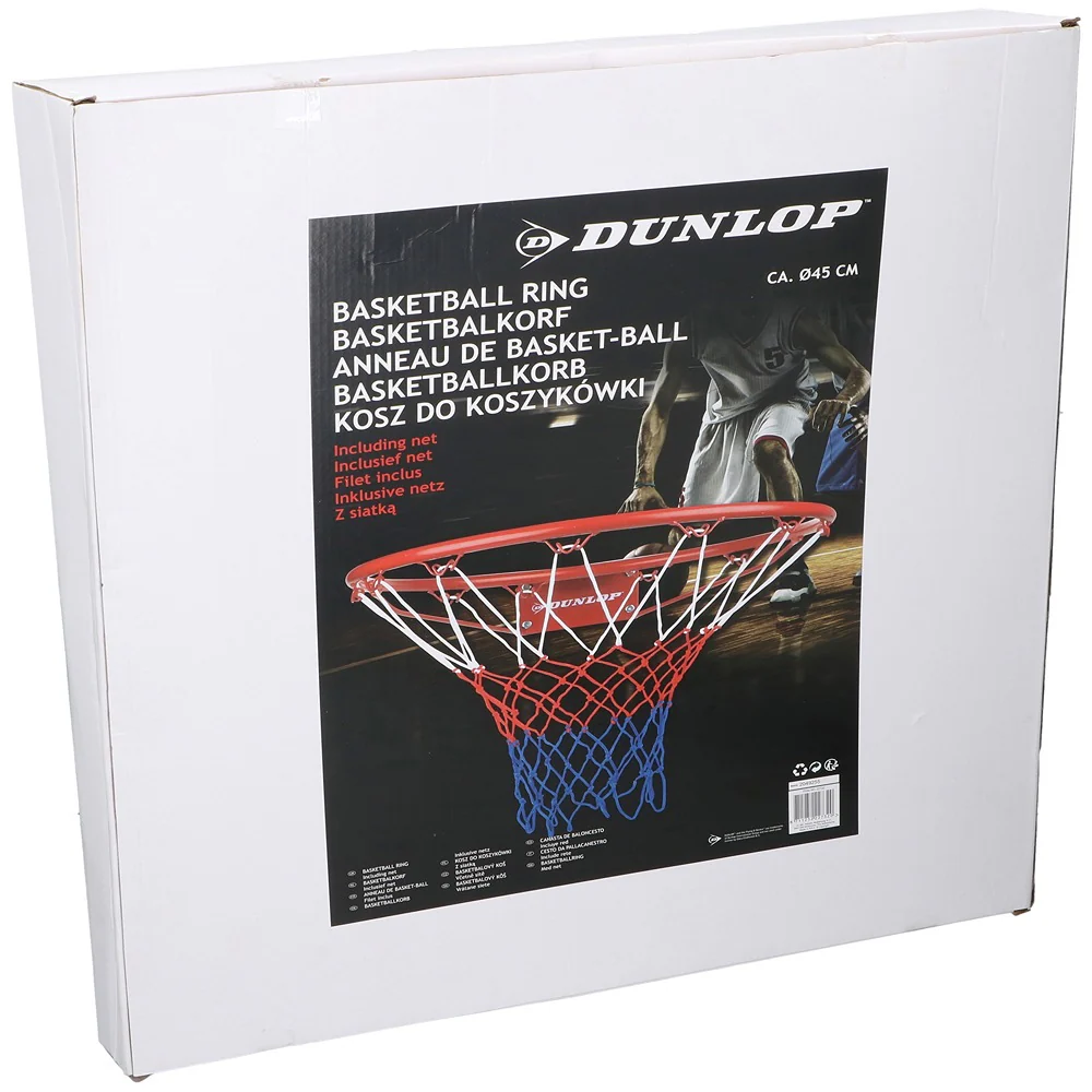 Dunlop Red Weather-Resistant Basketball Ring | 45cm - Image 3