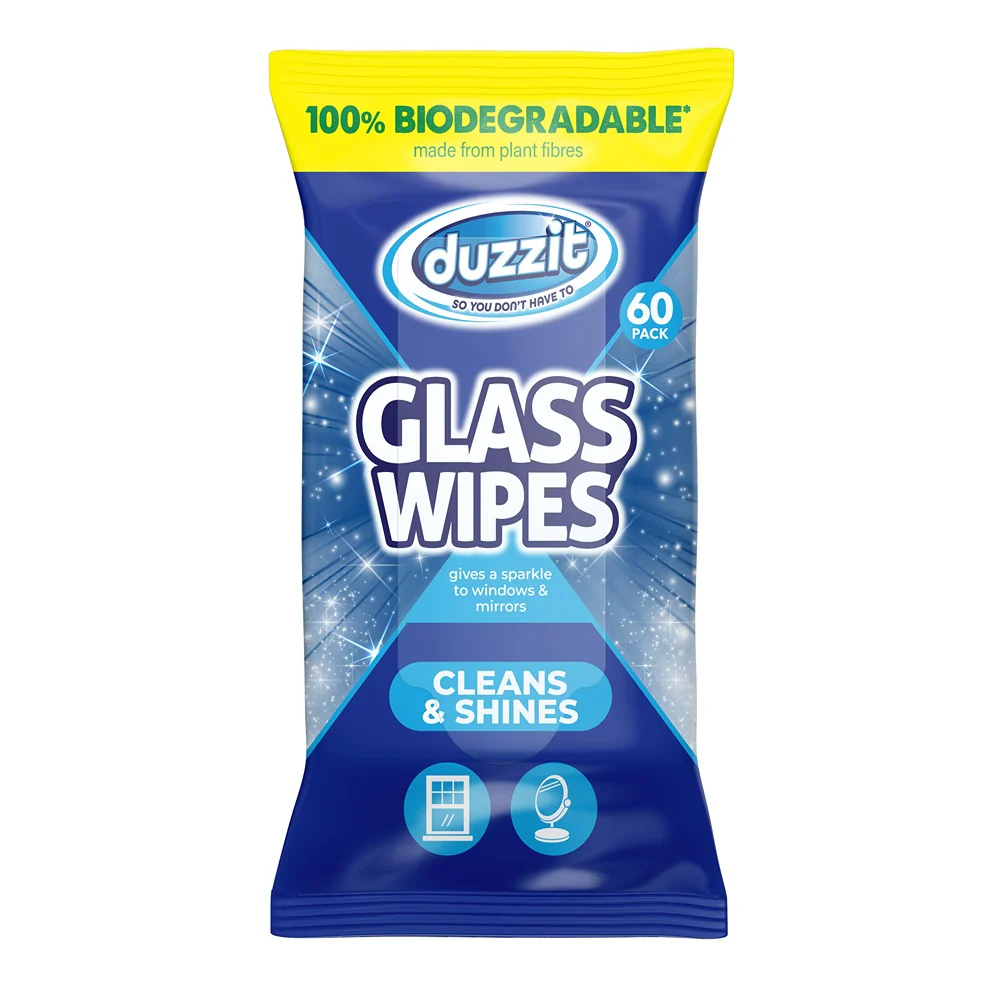 Duzzit Biod Glass Wipes | 60s