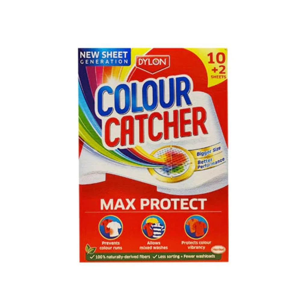 Dylon Colour Catcher Laundry Sheets | Pack of 10 + 2