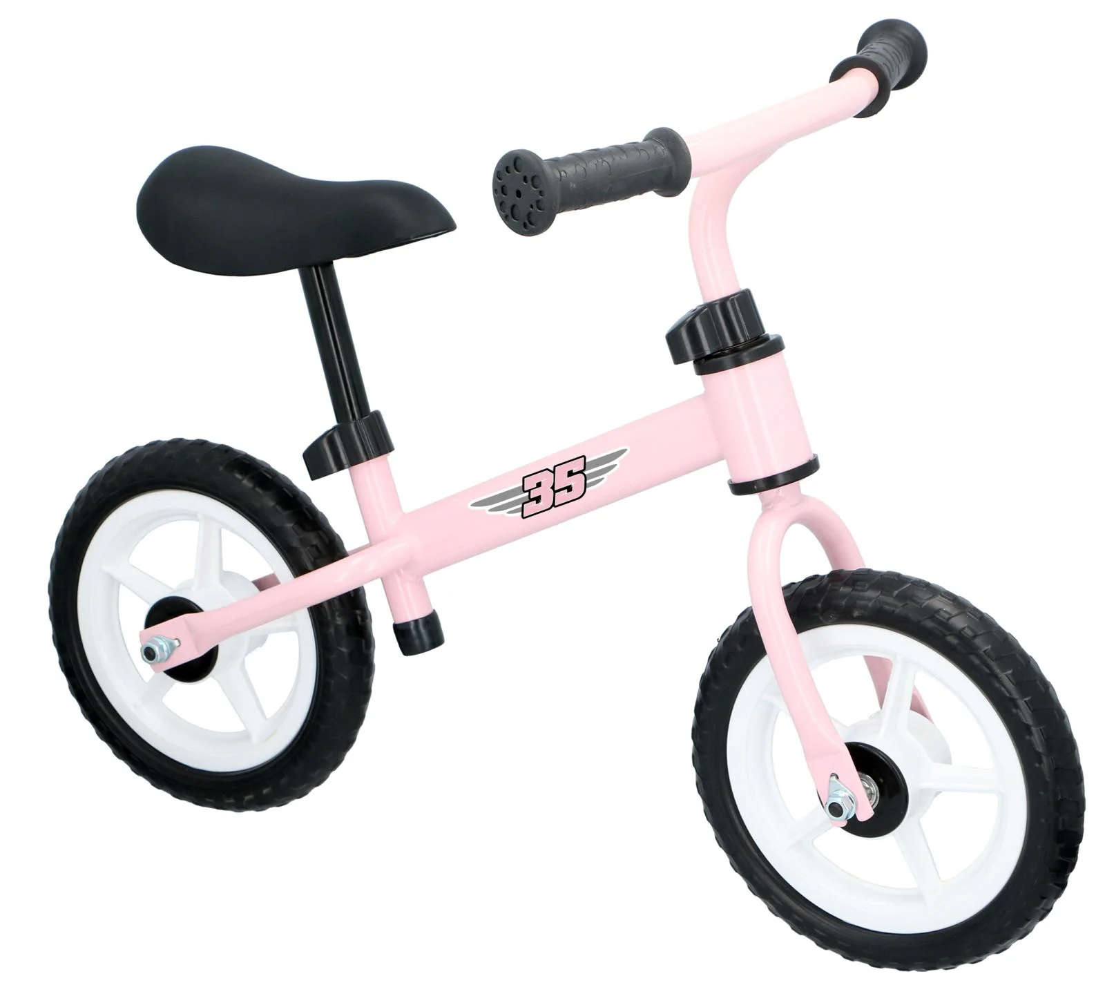 Eddy Toys Balance Bike | Blue & Pink | Adjustable & Lightweight - Image 5