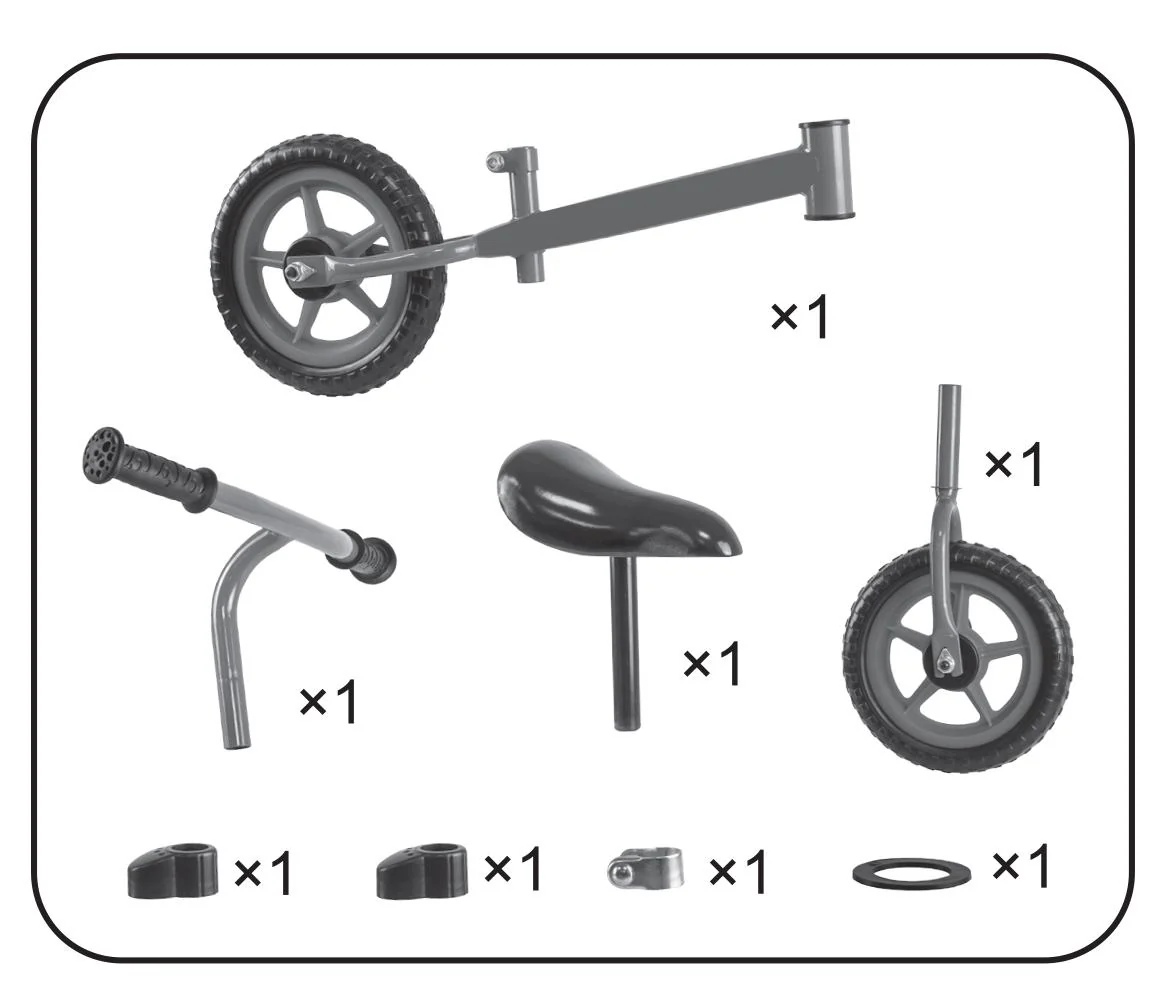 Eddy Toys Balance Bike | Blue & Pink | Adjustable & Lightweight - Image 7
